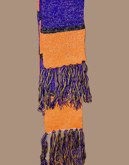 HZAM Heritage Scarf (Brown & Purple)