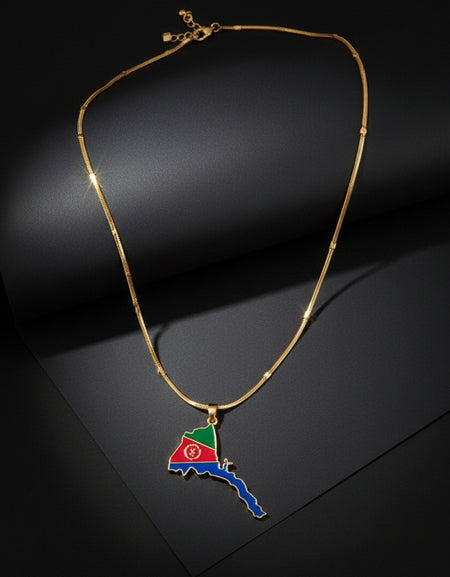 NECKLESS – Eritrean Flag & Map Design