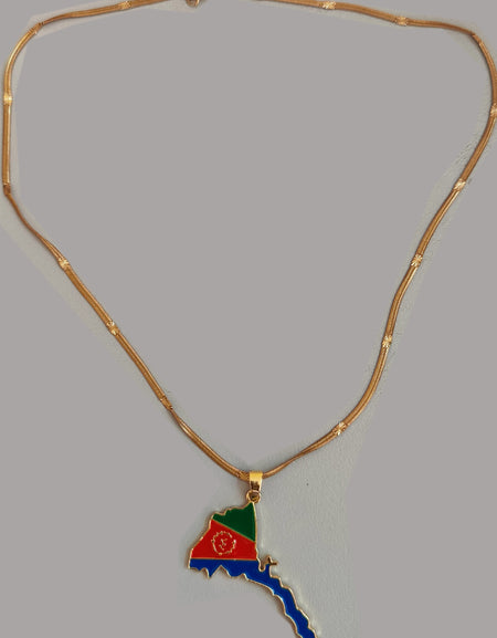 NECKLESS – Eritrean Flag & Map Design