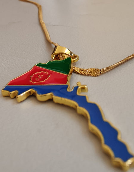 NECKLESS – Eritrean Flag & Map Design