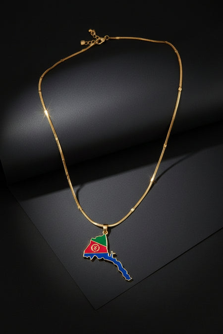 NECKLESS – Eritrean Flag & Map Design
