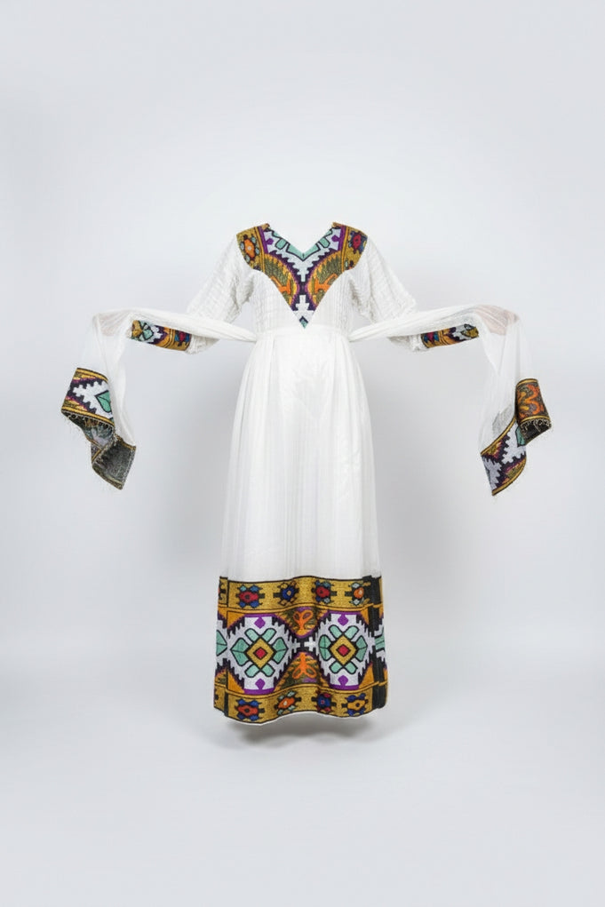ZURYA-Weleba-Eritrean and Ethiopian Dress-Traditional Women's