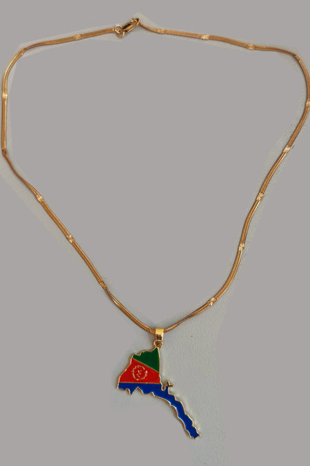 NECKLESS – Eritrean Flag & Map Design